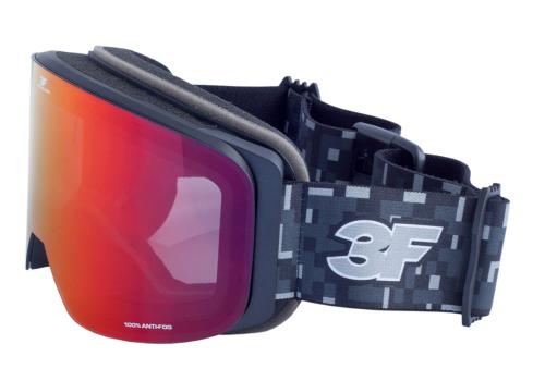 Lyžařské brýle 3F vision Hood 1905 černé