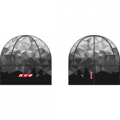 Běžecká čepice KV+ Premium hat černo/šedá