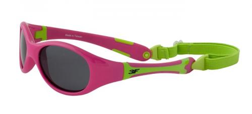 Dětské brýle 3F vision Rubber polar 1858 - růžovo-zelené