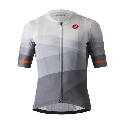 Cyklistický dres Castelli Orizzonte bílá/šedá