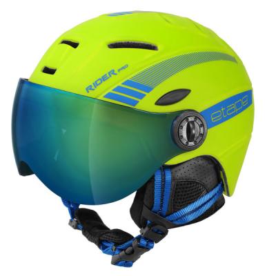 Dětská sjezdová helma Etape RIDER PRO limeta/modrá mat