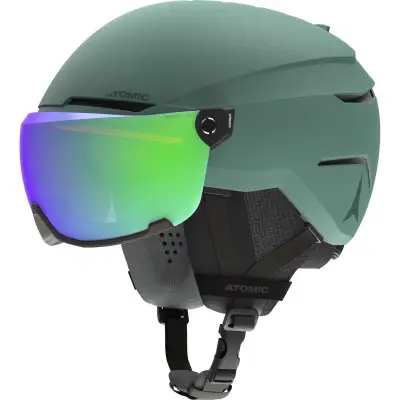 Lyžařská helma Atomic Savor Visor Stereo - green