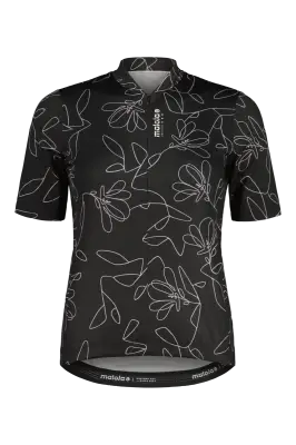 Cyklistický dres dámský Maloja MandrettM. 1/2 deep black