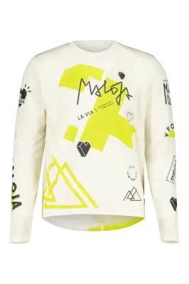 Volný dres Maloja WeißenbergM. shaded white multi