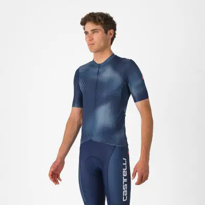 Cyklistický dres Castelli Vortice belgian blue