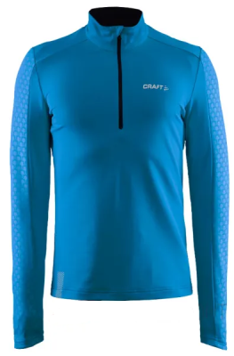 Běžecká mikina Craft Facile Embossed Halfzip 1904527 