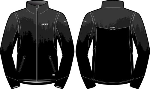 Běžecká bunda KV+ Tornado Jacket Dark Shadow