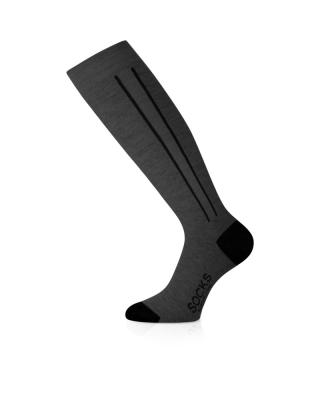 Merino podkolenky Lasting FWC 819 šedé