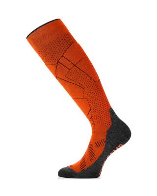Merino podkolenky Lasting FWU 298 oranžové