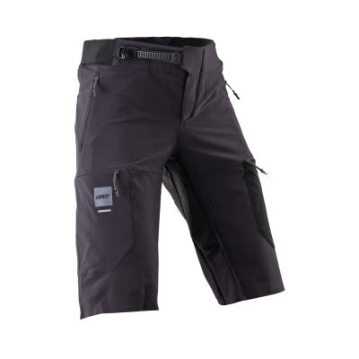 MTB kraťasy Leatt MTB Shorts Gravity 4.0 Ghost Black 2026