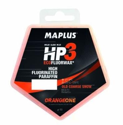 Vosk na lyže Briko Maplus parafín HP3 Solid Orange 2 -4 až 0°C 50 g