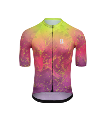 Cyklistický dres Kalas Motion Z6  | Dres | Neon Lava Blend 