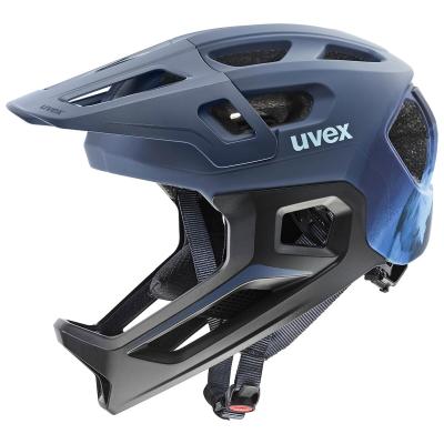 Integrální MTB helma Uvex REACT JR FULLFACE DUSK BLUE MATT