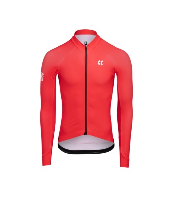 Cyklistický dres Kalas PASSION Z6 | Dres dlouhý rukáv TEMPS | Racing Red
