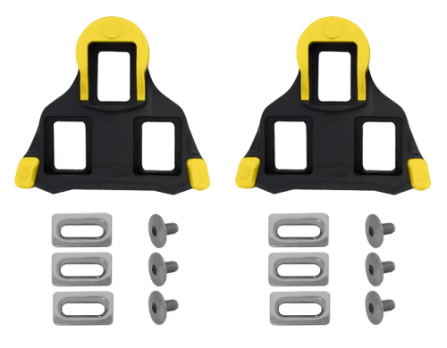 Kufry na pedály Shimano SPD SL SM-SH11 silniční žluté