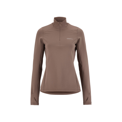 Dámská mikina CRAFT Gain Thermal Midlayer 2 - hnědá