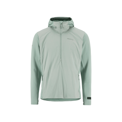 Běžecká bunda CRAFT SubZ Light Hood Sweater zelená