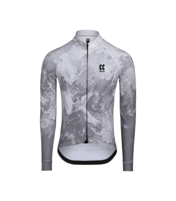 Pánský cyklistický dres dlouhý rukáv | MOTION Z6 Stone Grey
