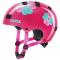 Cyklistická helma Uvex kid 3 Pink flower