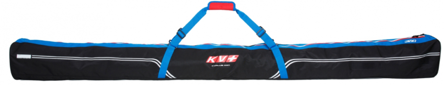 Vak na běžecké lyže KV+ Ski bag 1/3 páry 208cm modro černý 2017/18