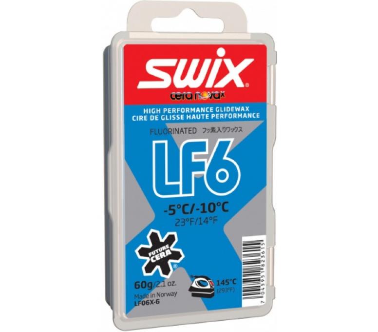 Vosk na lyže - parafín Swix LF6 Blue 60g