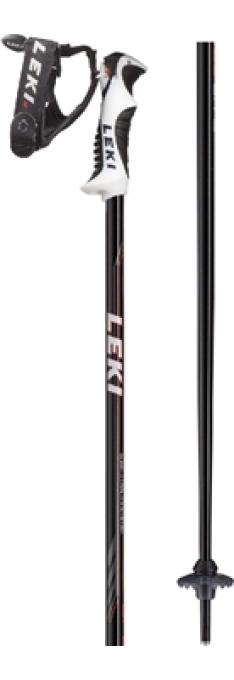Lyžařské sjezdové hole LEKI Speed lite S black/white, red, grey 2018/19 (6436540)