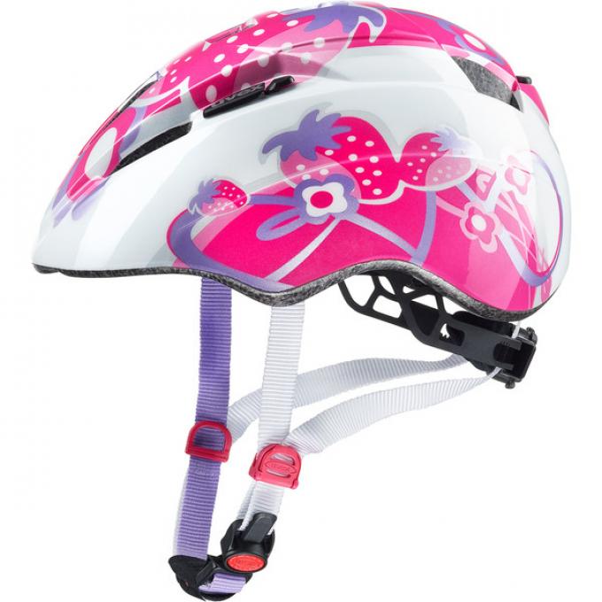 Dětská cyklistická helma Uvex Kid 2, pink strawberry 2019