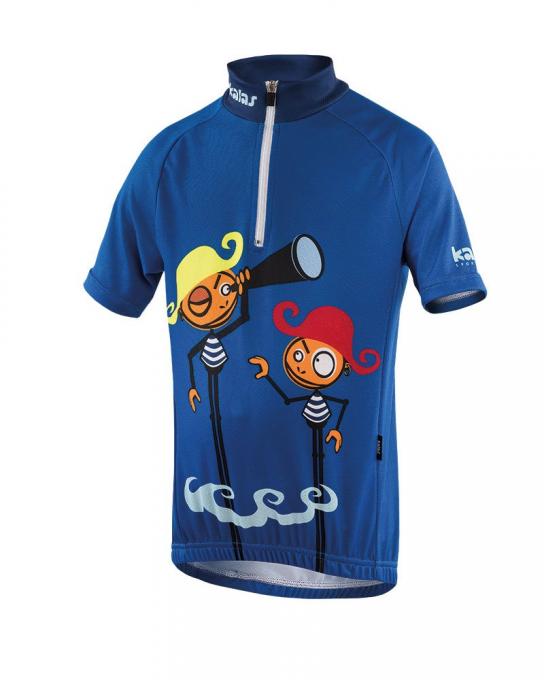 Cyklistický dres Kalas Pirate modrý junior 10412-041x