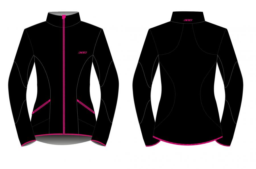 Běžecká bunda dámská KV+ Karina 20V120.1 black/pink 2019/20