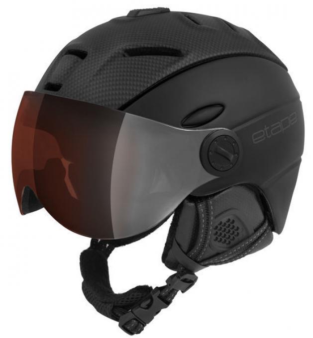 Lyžařská helma Etape Comp pro černá/ karbon mat 2019/20