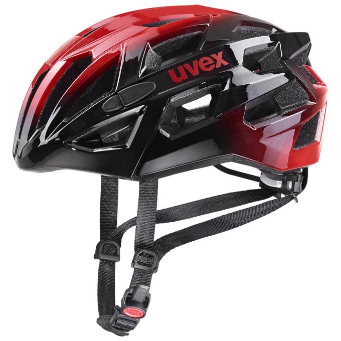 Cyklistická helma Uvex race 7 black red 2020