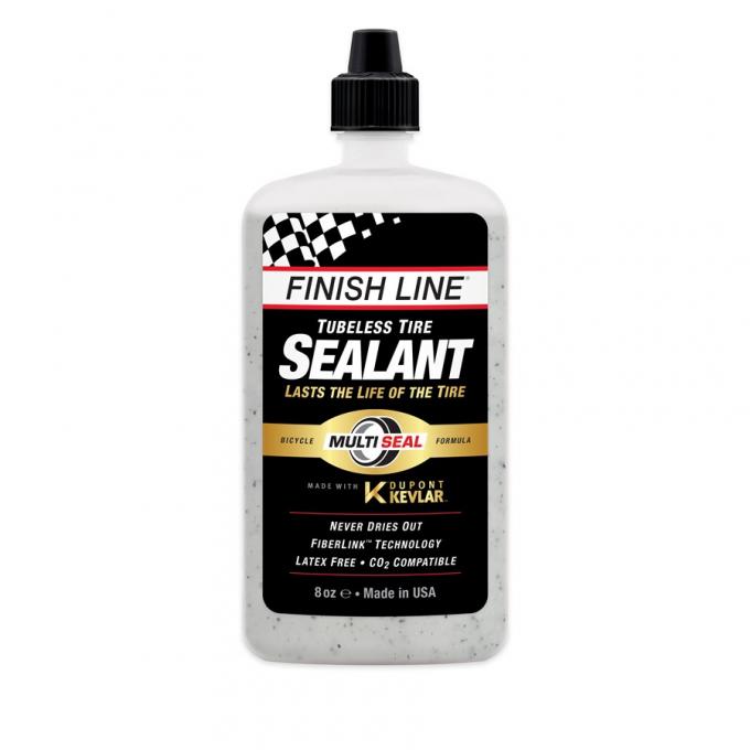 Tmel do bezdušových plášťů Finish line tubeless tire sealant 8oz. 240ml