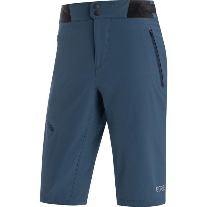 Cyklistické kalhoty volné Gore C5 shorts deep water blue 2020