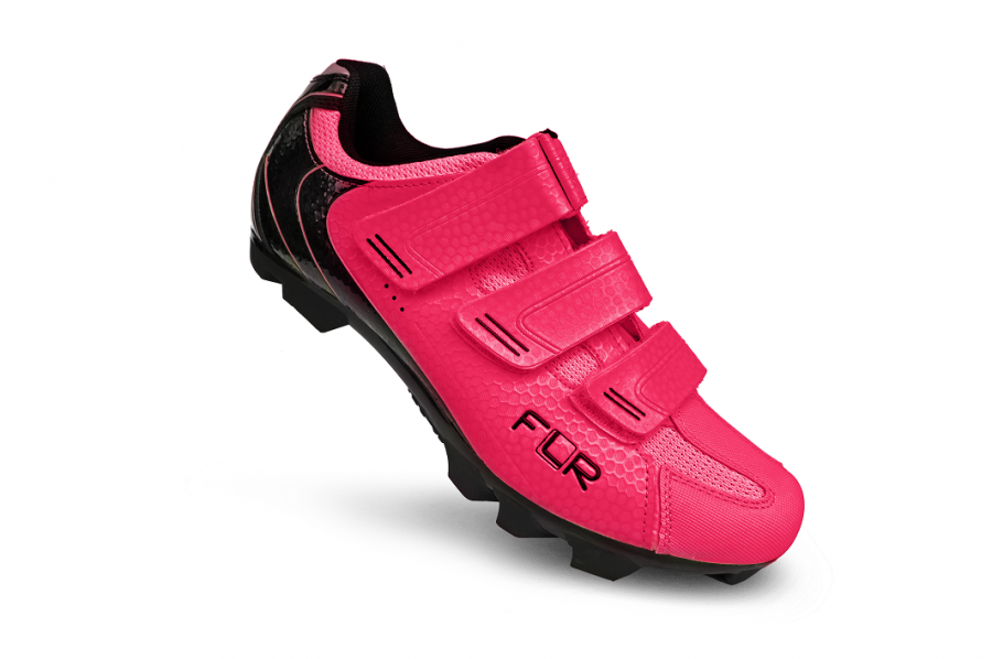 Tretry - boty na MTB kolo FLX F55 fluo pink 2021