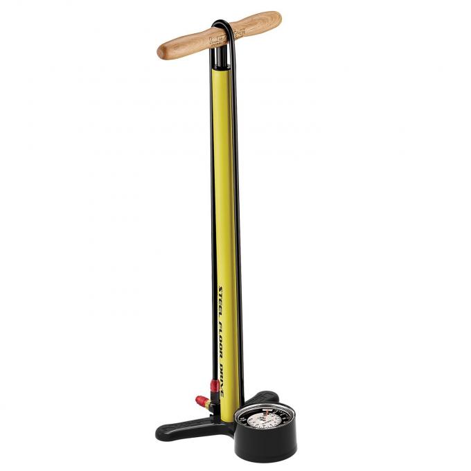 Pumpa Lezyne Steel floor drive 3,5 pure yellow