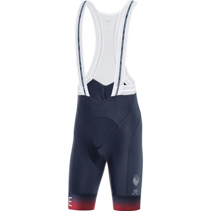 Cyklistické kalhoty Gore Wear Cancellara Bib shorts+ orbit blue/red 2021