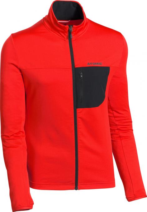 Termoprádlo 2. vrstva Atomic M savor fleece jacket červená 2021/22