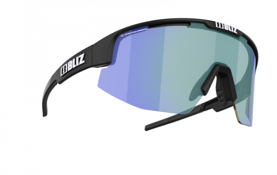 Brýle Bliz Matrix nano optics Photochromic Matt black 52104-13P brown withth blue multi lenses 