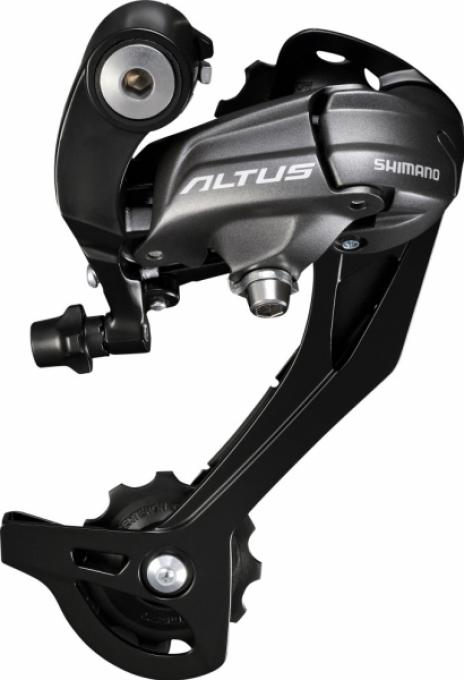 Měnič MTB 9k Shimano Altus M370 dlouhé ramínko černý